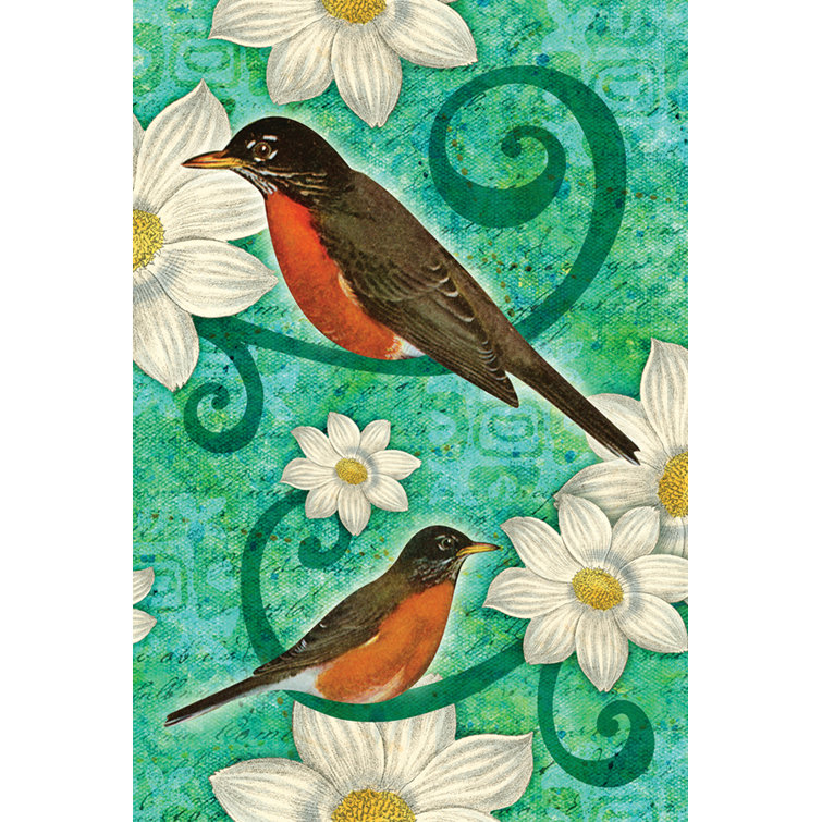 Toland Home Garden Robin Garden flag
